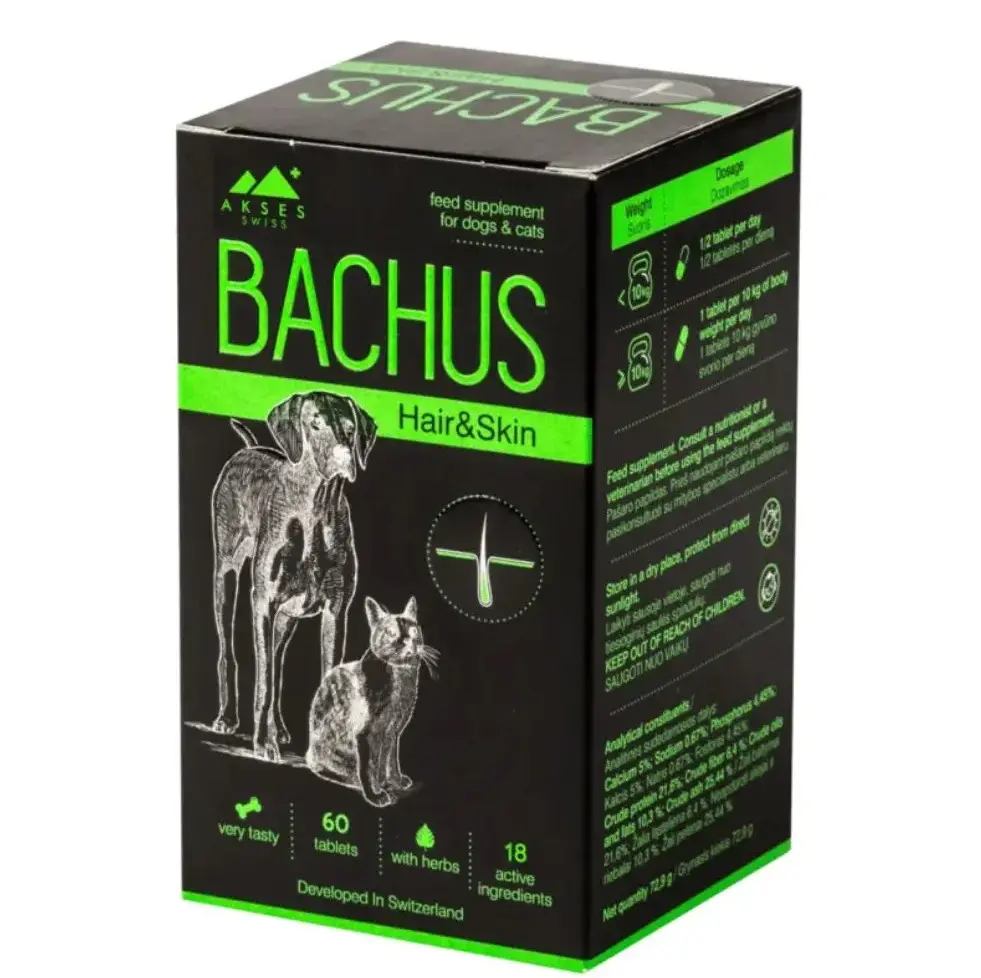 Toidulisand Bachus Hair&Skin N60