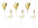 Tordiküünlad "Lovely Swan" 3,5-4cm (6tk/pk)