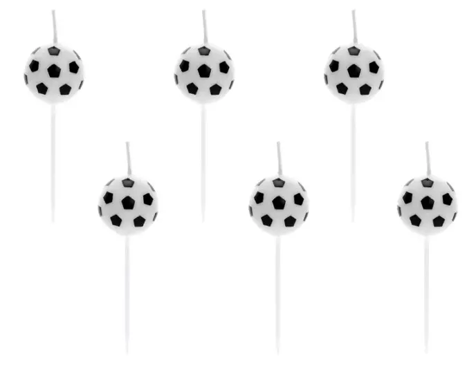Tordiküünlad jalgpall 2,5cm (6tk/pk)