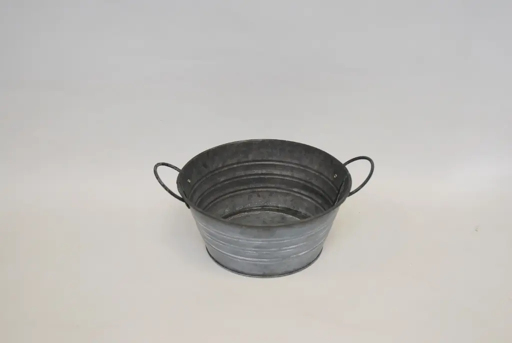 Tsinkkauss "Yoline" 18*8,5 hall/valge