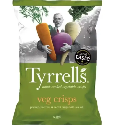Tyrrell´s köögiviljakrõpsud meresoolaga