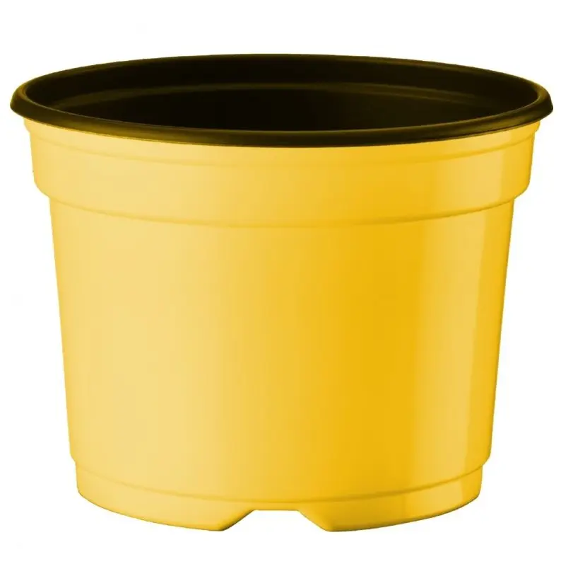 Ümarpott 10,5cm h7,9cm kollane