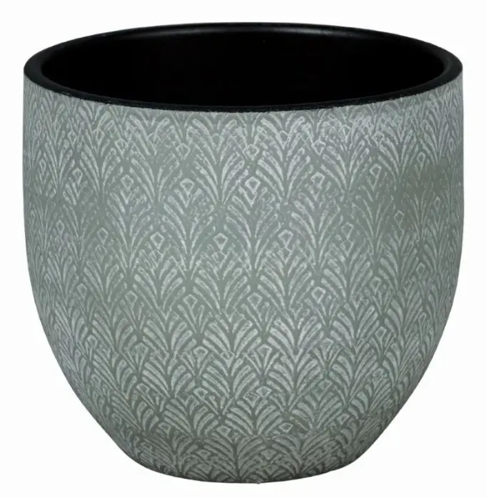 Ümbrispott Alvito keraamiline h16cm d18cm hall