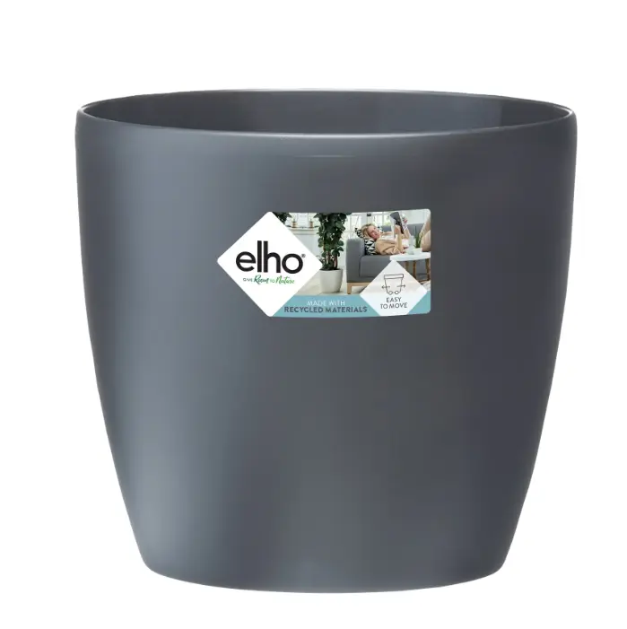 Ümbrispott Elho Brussels d40cm antratsiit/hall