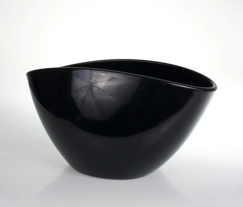 Ümbrispott keraamiline d20x14,5cm must