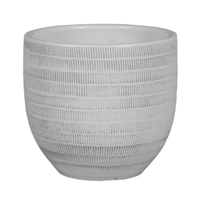 Ümbrispott LeHavre keraamiline h35cm d39cm valge