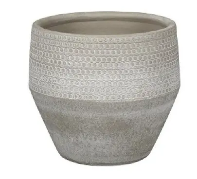 Lillepott Toro keraamiline d16 h14cm kreem