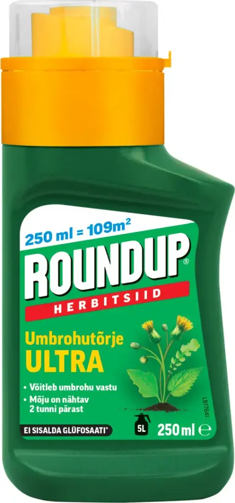 Umbrohutõrje Roundup Ultra 250ml