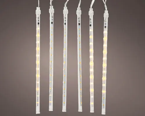 Valguskett jääpurikad 2M 144LED väli soe 6tk