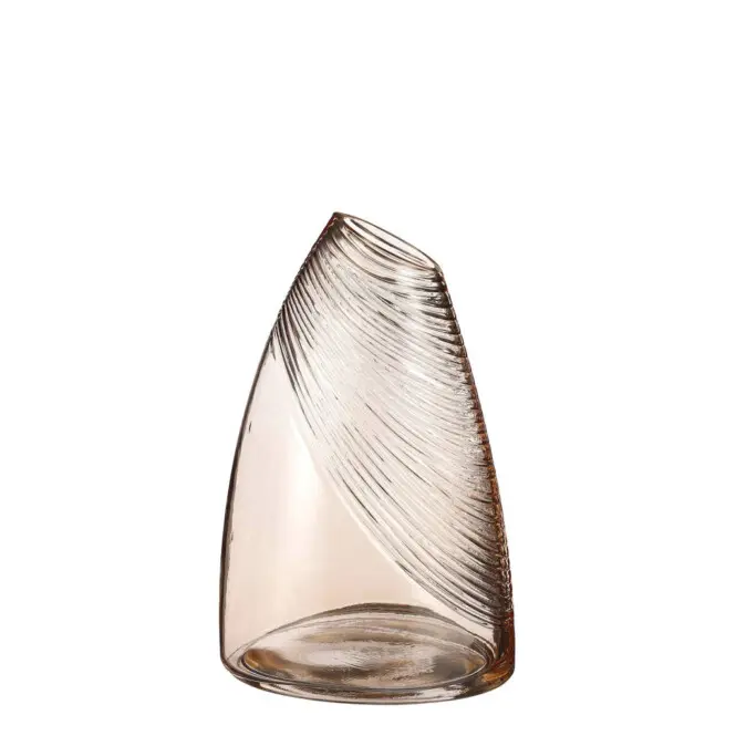 Vaas Fillo klaasist roosa 18x13xh28,5cm