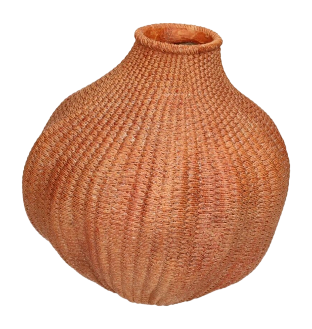 Vaas Polyresin oranž 22,8x22,3x23cm