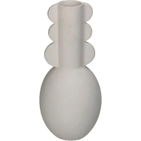 Vaas portselan 10,5x22,5cm valge