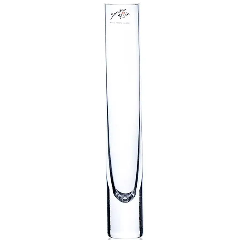Vaas Solifleur 26x4cm klaas