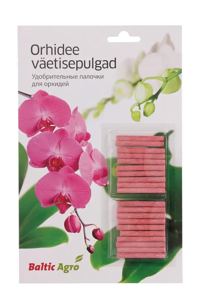 Väetisepulgad Baltic Agro orhideele 20tk