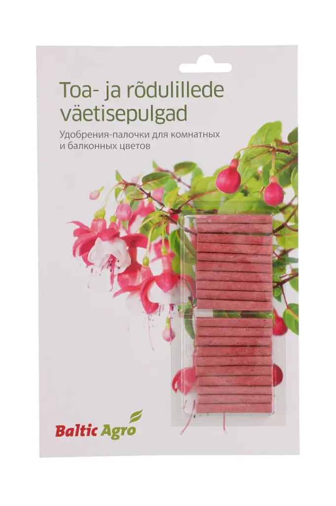 Väetisepulgad toa ja rõdulillede 20 tk