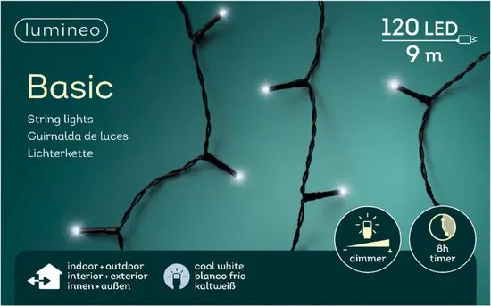 Valguskett 120LED külm õue