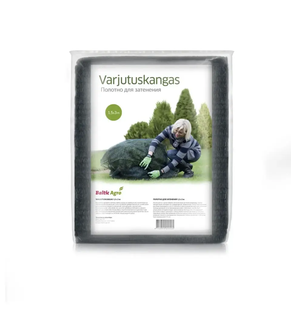 Varjutuskangas Baltic Agro 42% 1,5x3m