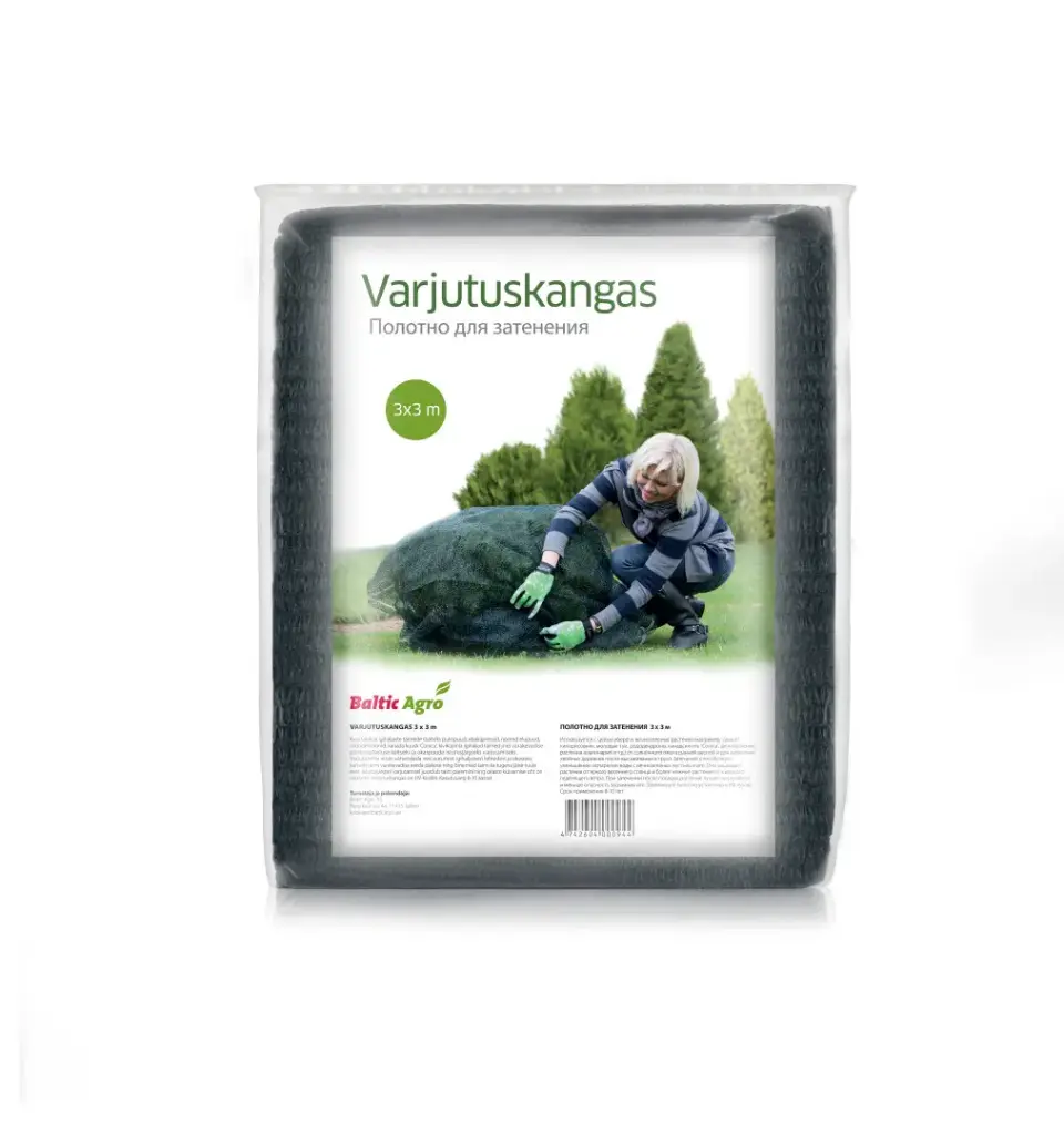 Varjutuskangas Baltic Agro 42% 3x3m