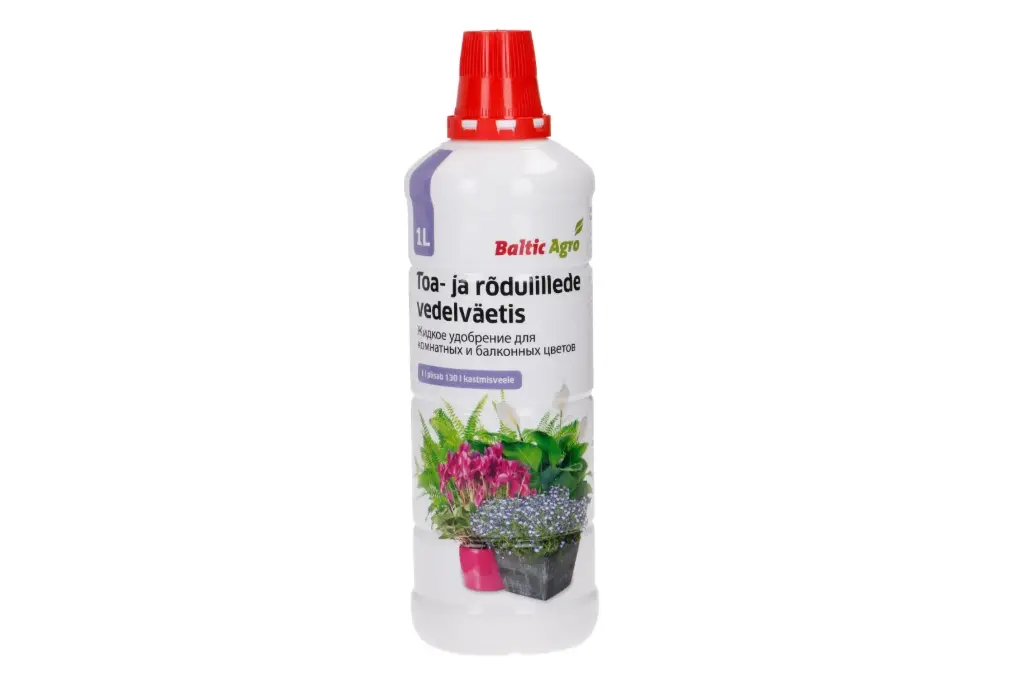 Vedelväetis toa- ja rõdulilledele 1L
