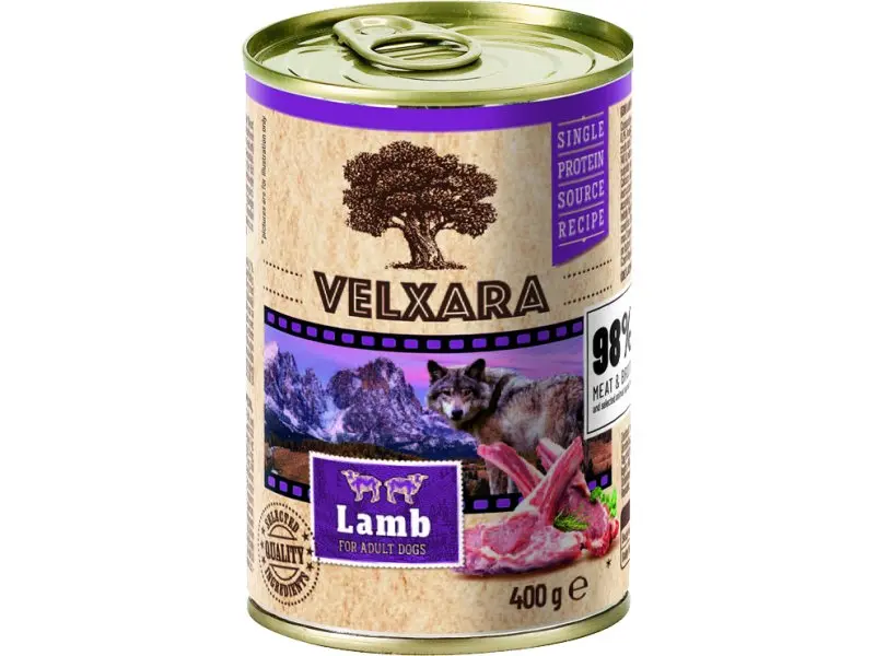 Velxara koerakonserv lambaga 400g