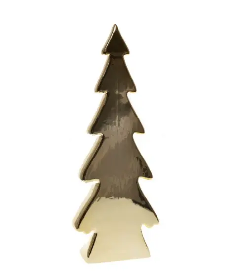 Keraamiline kuusk Golden small H27,5cm 