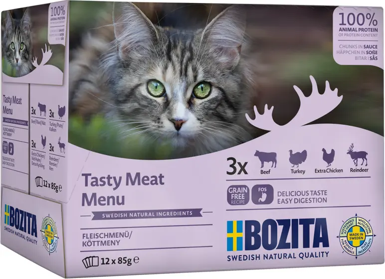 Bozita Chunks in Sauce lihaga 12x85g