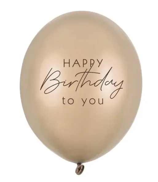 Õhupall metallik 'Happy Birthday' Ø30cm