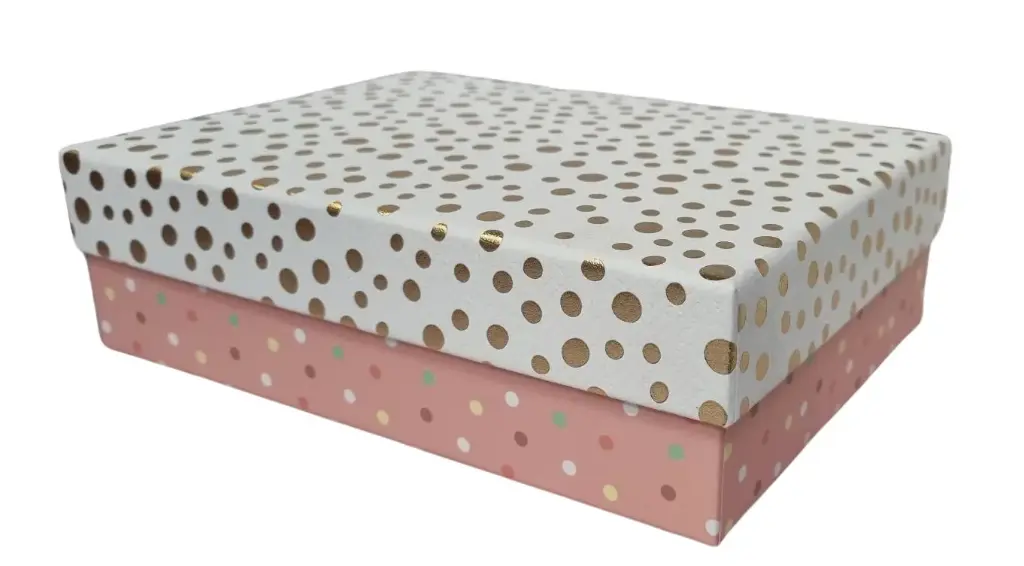 Kinkekarp kuldsed mummud 22cm*16cm*6,5cm