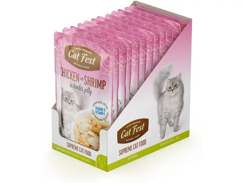 Einekotike kana ja krevettidega želees  70g 