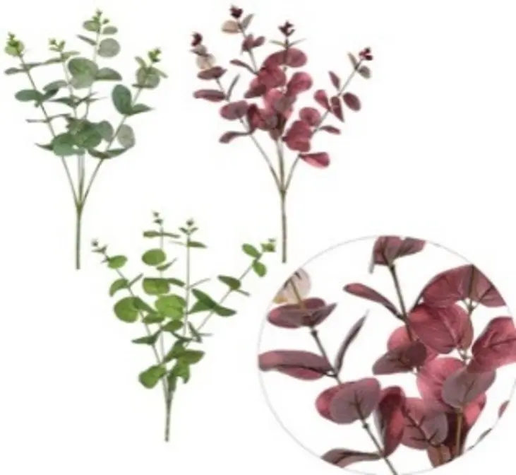 Kunstlill eukalüpti oksad 'mix' 34cm  
