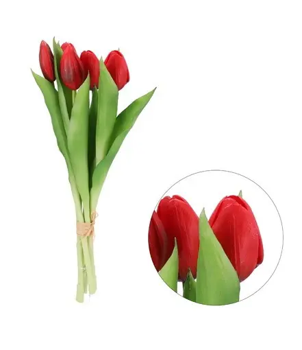 Kunstlill kimp 5 tulbiga 'red' 30cm  