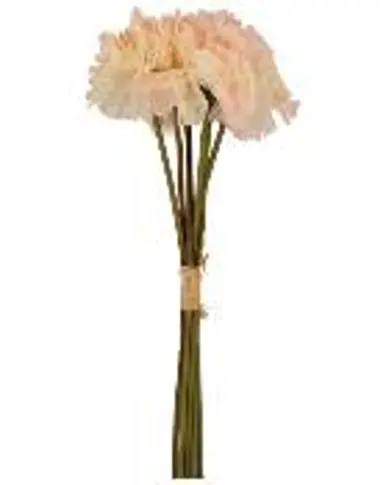 Kunstlill 8 nelgiga kimp 'creamy pink' 30cm