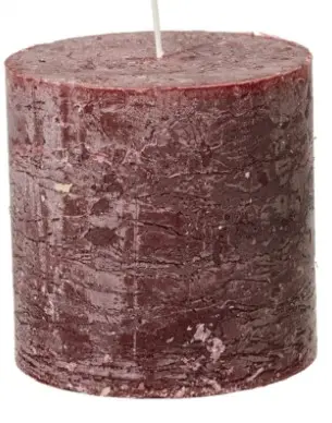 Küünal Rustik 75h d 100 x 100mm bordoo