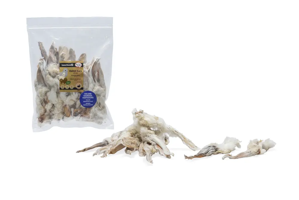 Koeramaius jänesekõrvad karvadega 300g