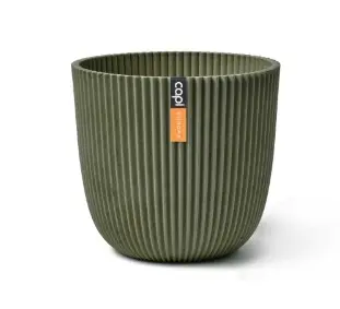 Lillepott Ball Groove d29,5 h27cm roheline