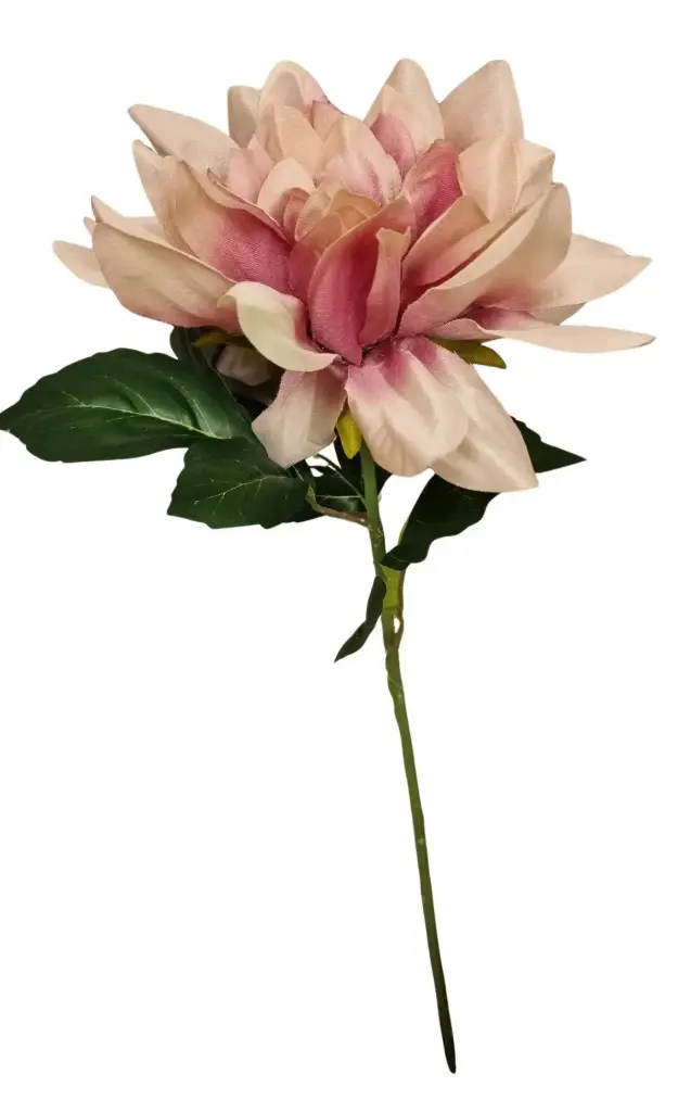 Kunstlill suureõieline daalia 'vintage pink' 52cm 