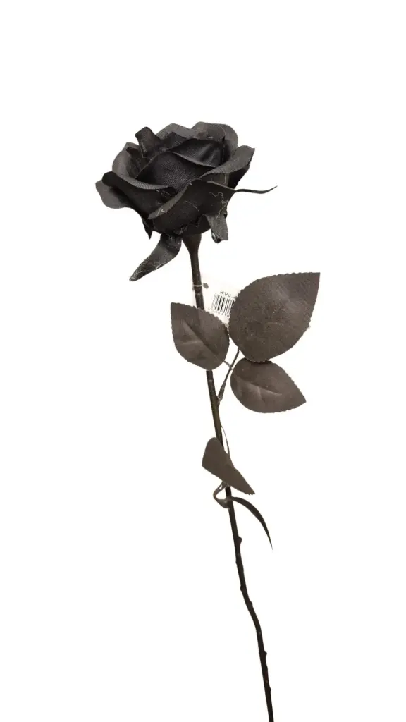 Kunstlill roos 'Black' 73 cm