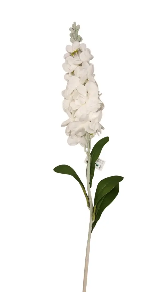 Kunstlill levkoi 'white' 83cm
