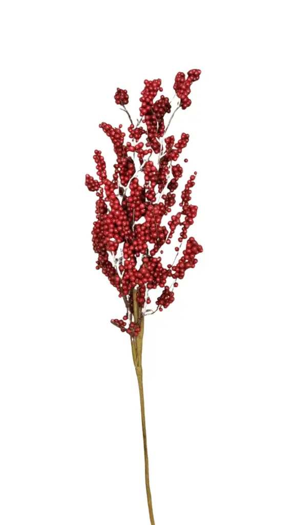 Kunstlill oks marjadega 'red' 80cm 