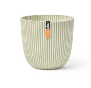 Lillepott Ball Groove valge 29,5x27cm 