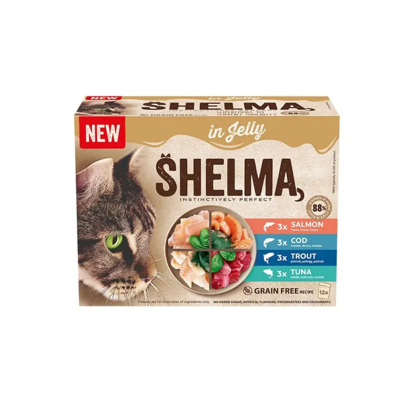 Shelma kala assortii 12x85g