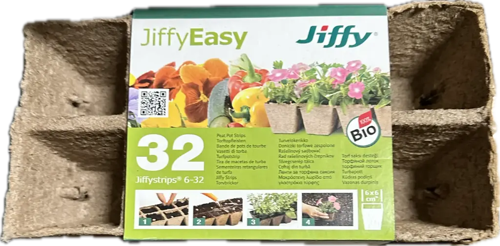 Turbakassetid Jiffystrips-6 6 x 6cm 8 auguga 4tk/pakis 