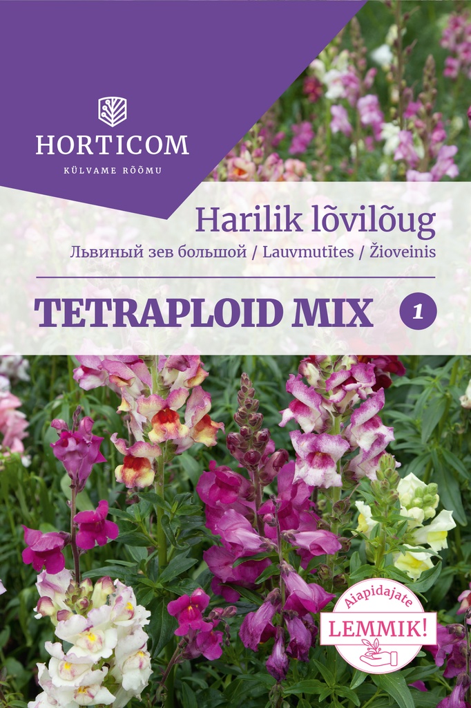 Harilik lõvilõug Tetraploid Mix 1g