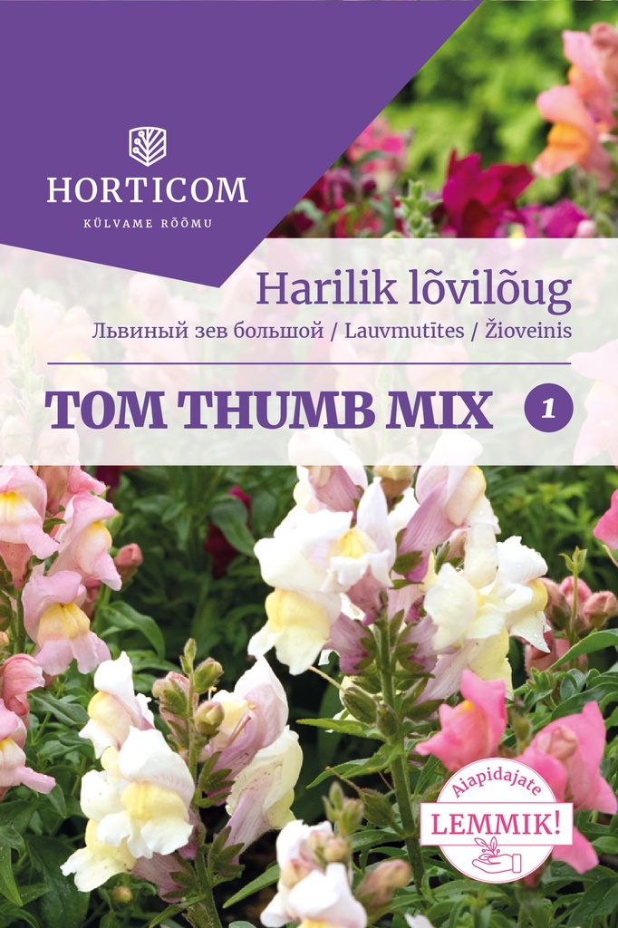 Harilik lõvilõug Tom Thumb mix 1g