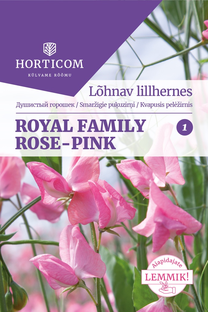 Lõhnav lillhernes Royal Family Rose-Pink 5g