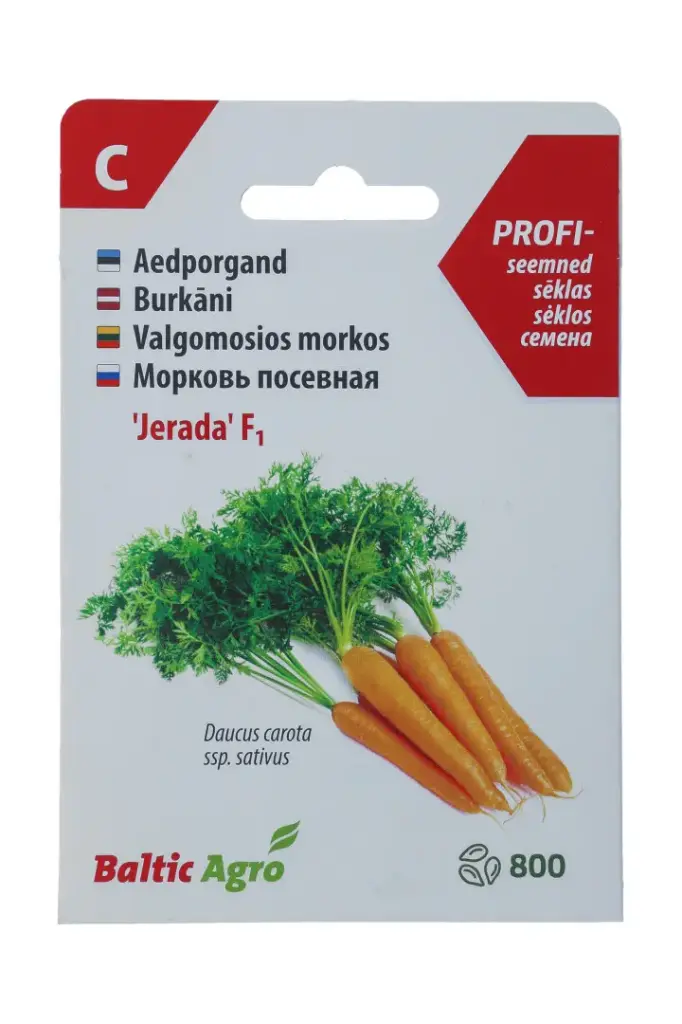 Porgand 'Jerada' F1, väga varajane, 800s