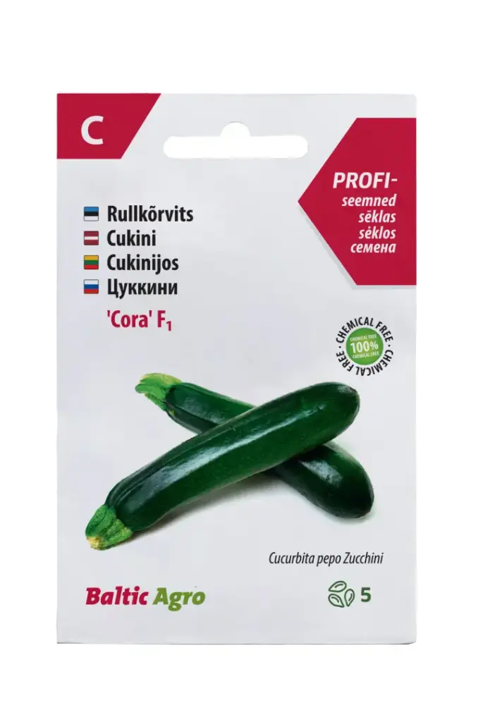 Rullkõrvits 'Cora' , tumerohelise koorega, 5s