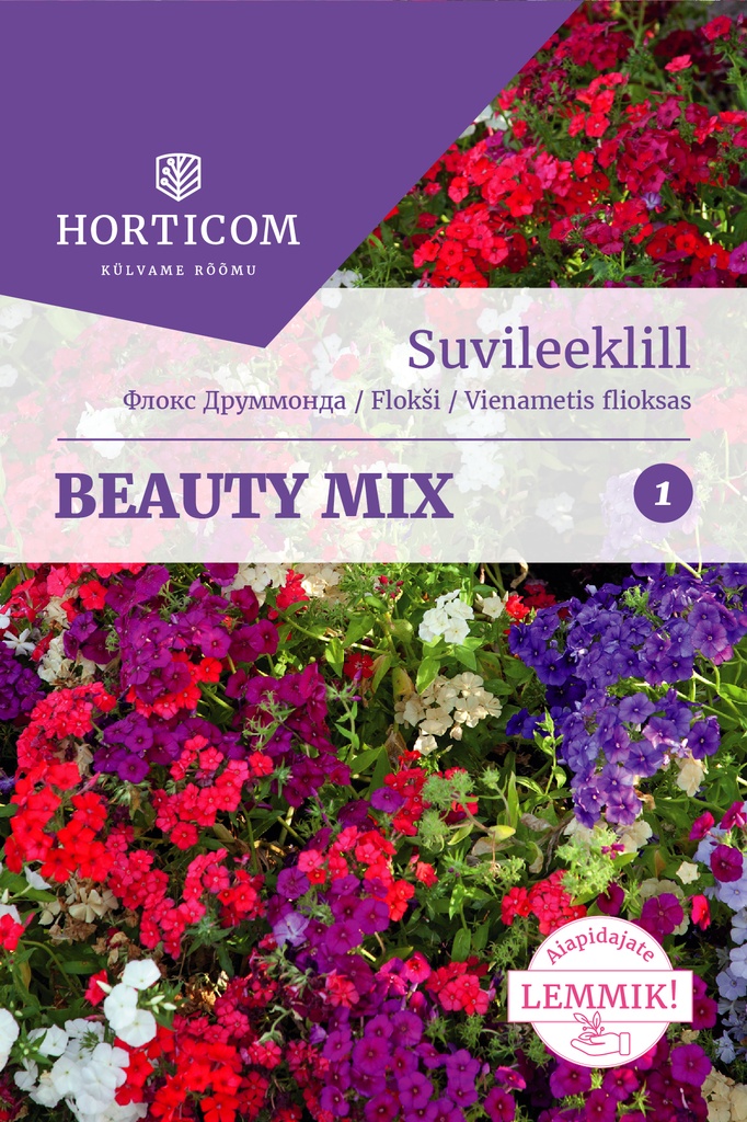 Suvileeklill (suvifloks) Beauty Mix 1g
