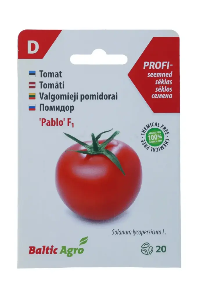 Tomat 'Pablo' F1, väga varane, 20s 