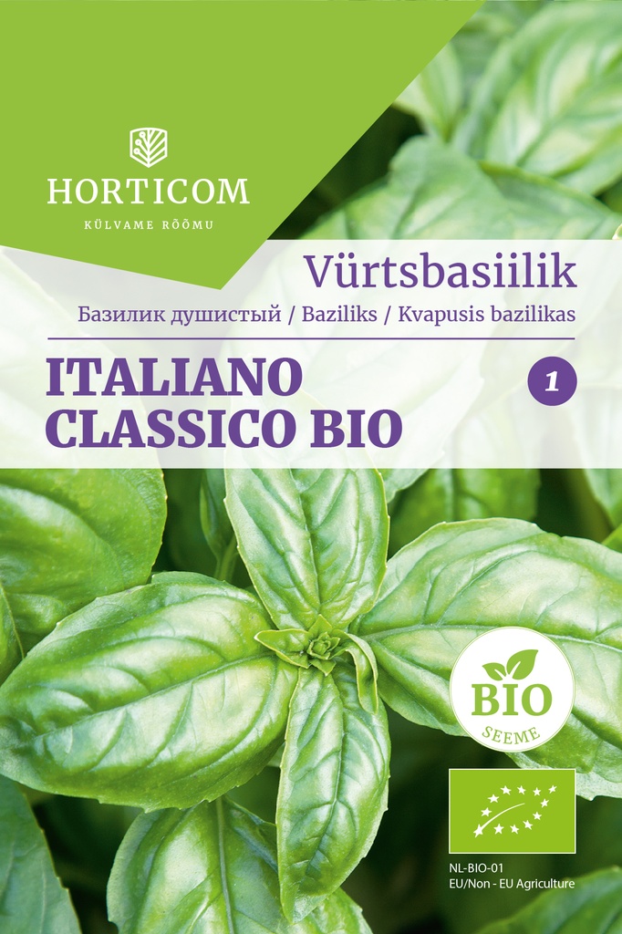 Vürtsbasiilik Italiano Classico BIO 1g